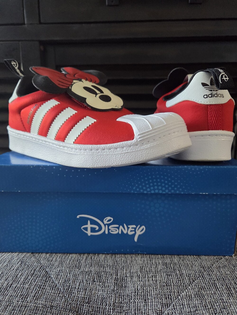 ADIDAS Originals x Disney Superstar 360 C Minnie Mouse Kids Sneakers Q46300